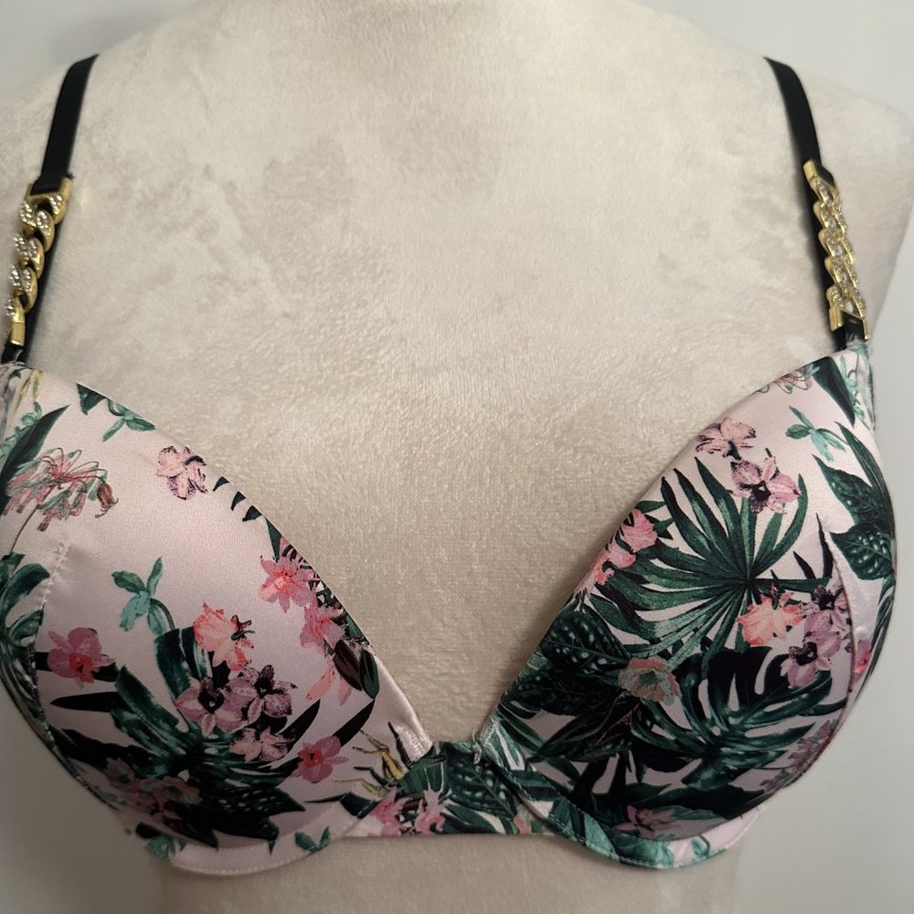 Victoria's Secret Bombshell Very Sexy Push Up Bra - Orchid Paradise - 32D